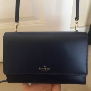 Kate spade blue/purple crossbody wallet